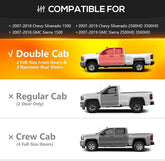 Best Running Boards for 07-18 Silverado & Sierra 1500, 07-19 Silverado & Sierra 2500 3500 HD Extended Cab | Yzona